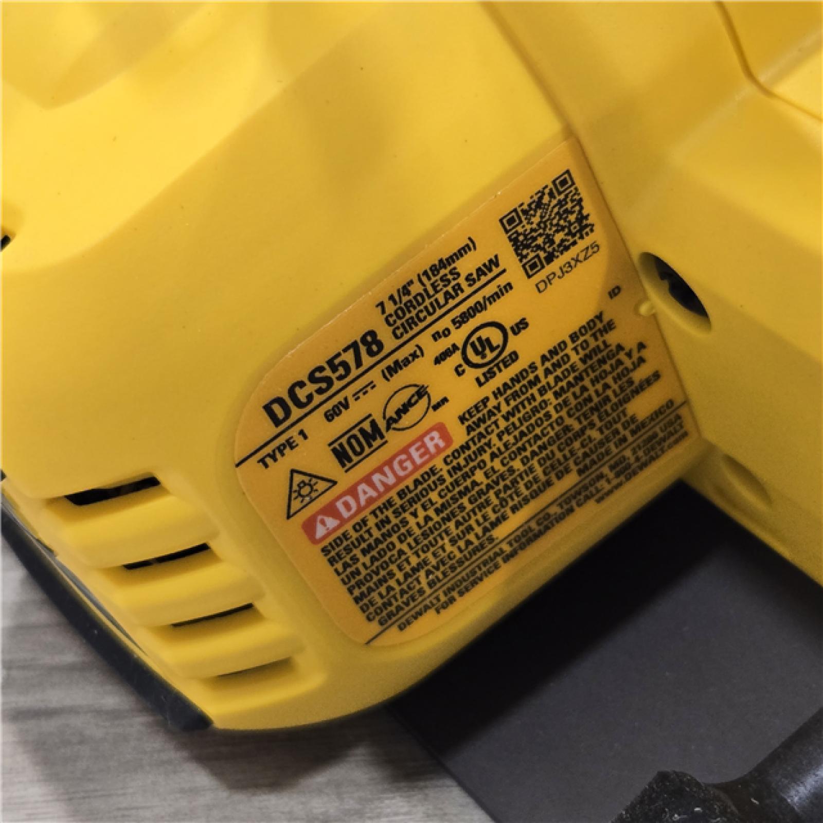 AS-IS DeWALT Flexvolt Max 7-1/4 60V Circular Saw (Tool Only)