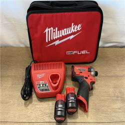 AS-IS Milwaukee FUEL SURGE 12V Lithium-Ion Brushless Cordless 1/4 in. Hex Impact Driver Compact Kit