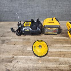 HOUSTON LOCATION - AS-IS DeWalt FLEXVOLT 60V Cordless 4-1/2 to 6 in. Grinder Kit (Battery & Charger)
