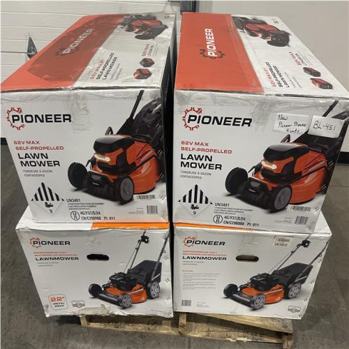 PITTSTON LOCATION PIONEER LAWNMOWERS (4 TOTAL) BL-451
