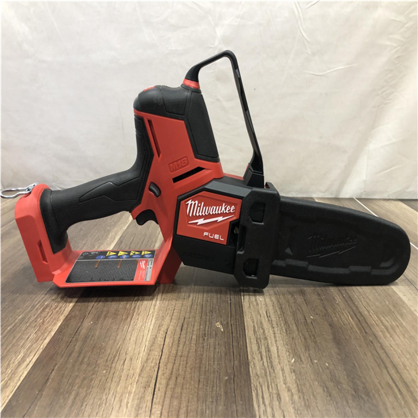 AS-IS Milwaukee FUEL 18V Lithium-Ion Brushless Cordless 8 in. HATCHET Pruning Saw (Tool-Only)