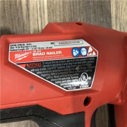 AS-IS Milwaukee FUEL 18-Volt Lithium-Ion Brushless Cordless Gen II 18-Gauge Brad Nailer (Tool-Only)