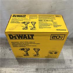 NEW - DEWALT 20V MAX Cordless Drill/Impact 2 Tool Combo Kit