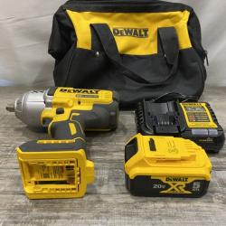 AS-IS DEWALT 20V MAX Lithium-Ion Cordless 1/2 in. Impact Wrench Kit