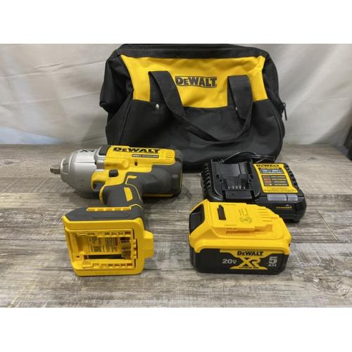 AS-IS DEWALT 20V MAX Lithium-Ion Cordless 1/2 in. Impact Wrench Kit
