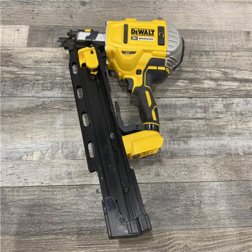 AS-IS DEWALT 20V MAX XR Lithium-Ion Electric Cordless Brushless 2-Speed 21° Plastic Collated Framing Nailer (Tool Only)