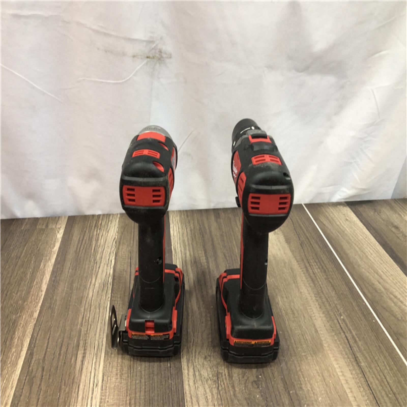 AS-IS Milwaukee 18V Lithium-Ion Cordless Drill Driver/Impact Driver Combo Kit