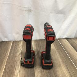 AS-IS Milwaukee 18V Lithium-Ion Cordless Drill Driver/Impact Driver Combo Kit