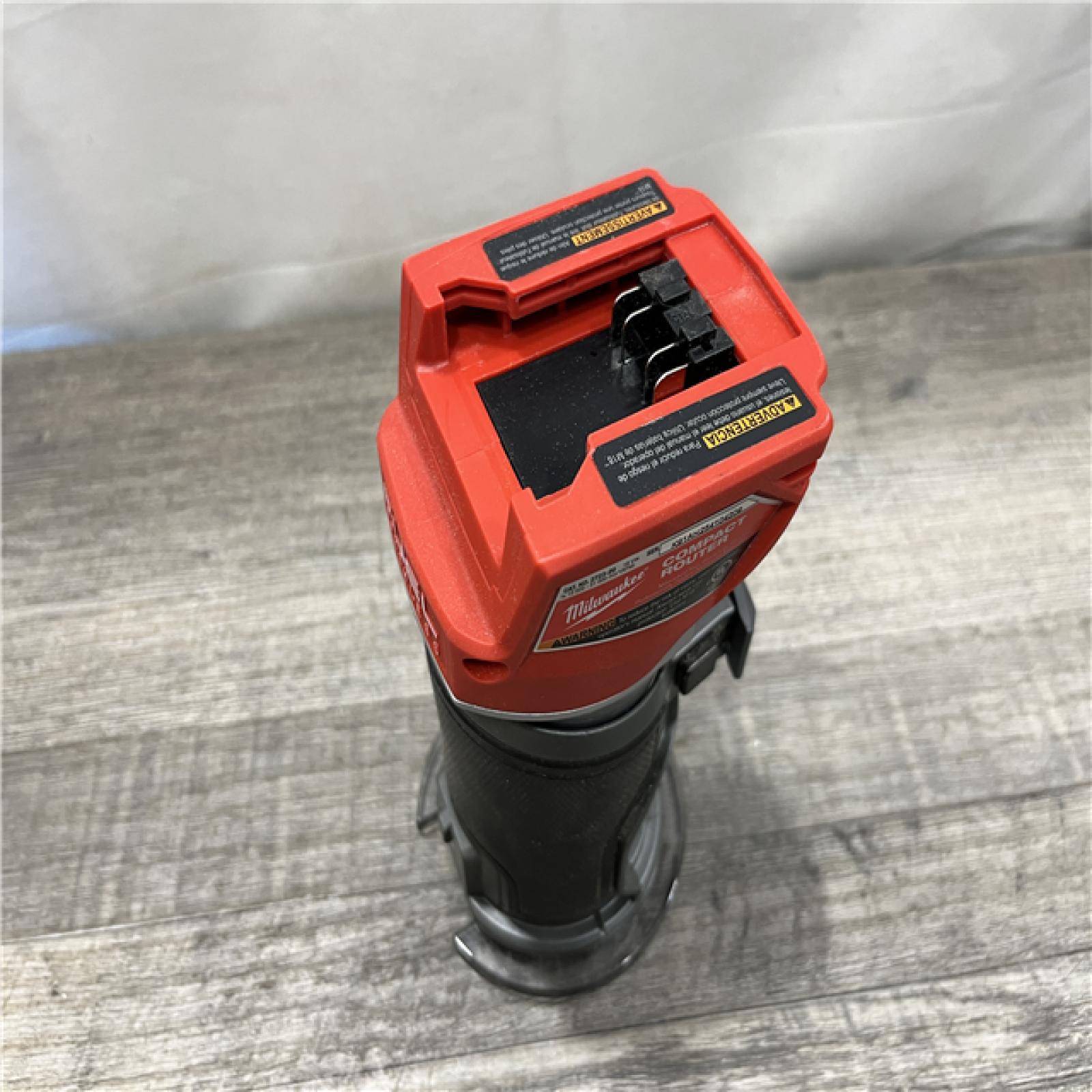 AS-IS Milwaukee FUEL 18V Lithium-Ion Brushless Cordless Compact Router (Tool-Only)