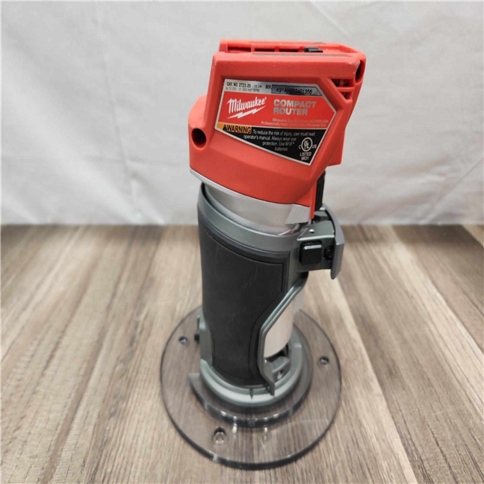 AS-IS- Milwaukee M18 FUEL Compact Router (Tool-Only)