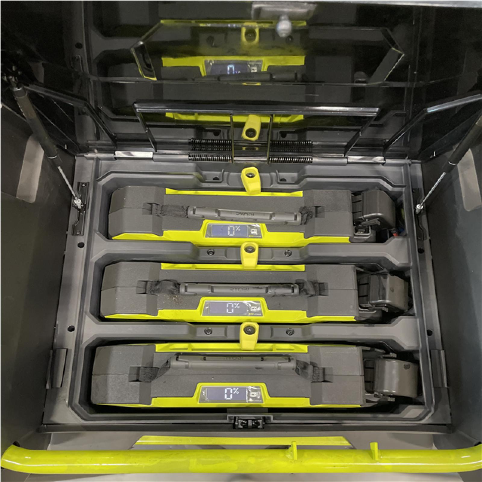 DALLAS LOCATION- AS-IS RYOBI 80V HP 54 ELECTRIC ZERO TURN RIDING MOWER