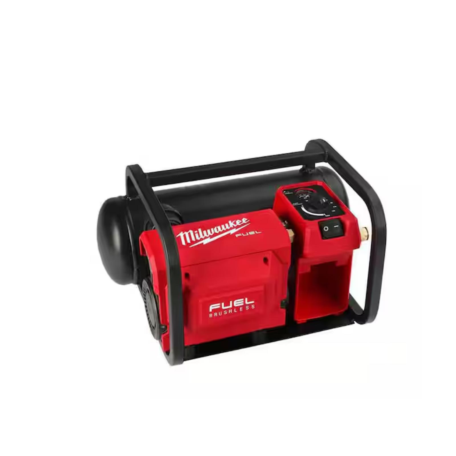DALLAS LOCATION- LIKE NEW! Milwaukee M18 FUEL 18-Volt Lithium-Ion Brushless Cordless 2 Gal. Electric Compact Quiet Compressor (Tool-Only)