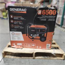 DALLAS LOCATION - AS-IS Generac GP 6500-Watt Recoil Start Gas-Powered Portable Generator
