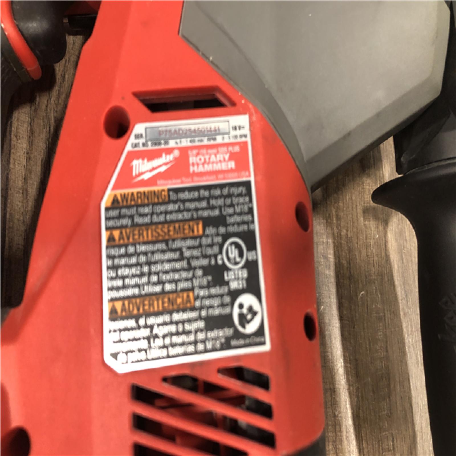 AS-IS Milwaukee  FUEL 18V Lithium-Ion Brushless Cordless 5/8 in. SDS-Plus Rotary Hammer (Tool-Only)