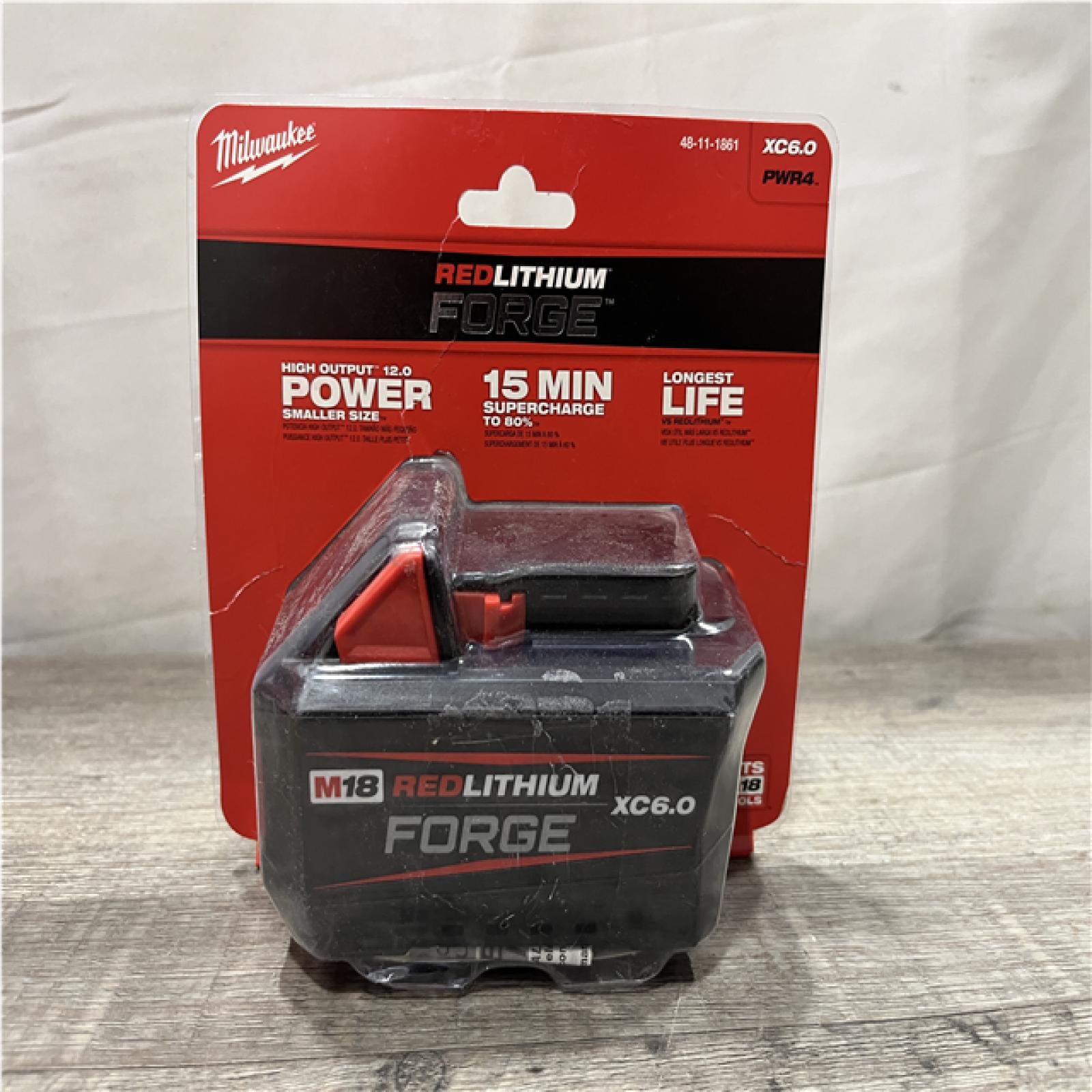 NEW - Milwaukee 18V Lithium-Ion REDLITHIUM FORGE 6.0 Ah Battery Pack