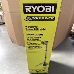 California NEW Ryobi TriPower Tripod LED Light