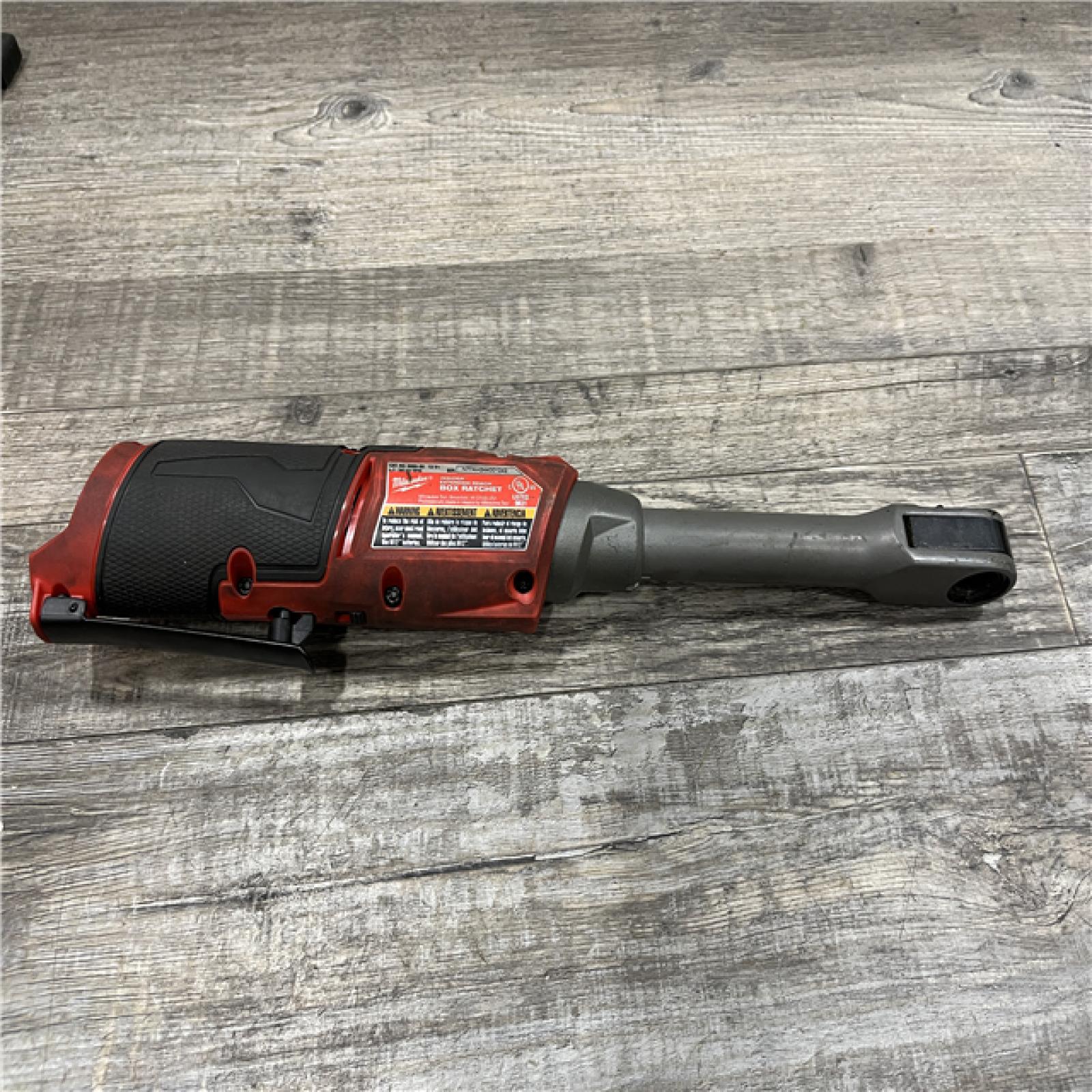 AS-IS Milwaukee FUEL INSIDER 12V Lithium-Ion Brushless Cordless 1/4 in. - 3/8 in. Extended Reach Box Ratchet (Tool-Only)