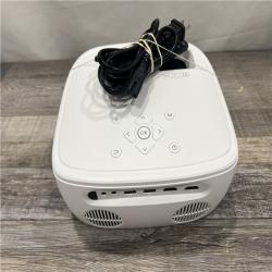 AS-IS Honpow WiFi and Bluetooth 1080P 4K LCD Mini Projector Type, White
