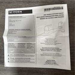 California AS-IS Moen One-Handle Kitchen Faucet