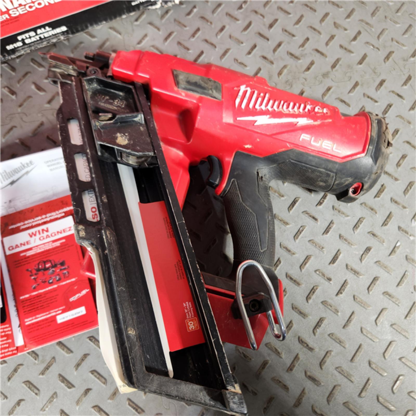 Houston location- AS-IS Milwaukee M18 FUEL 30 Degree Framing Nailer TOOL ONLY