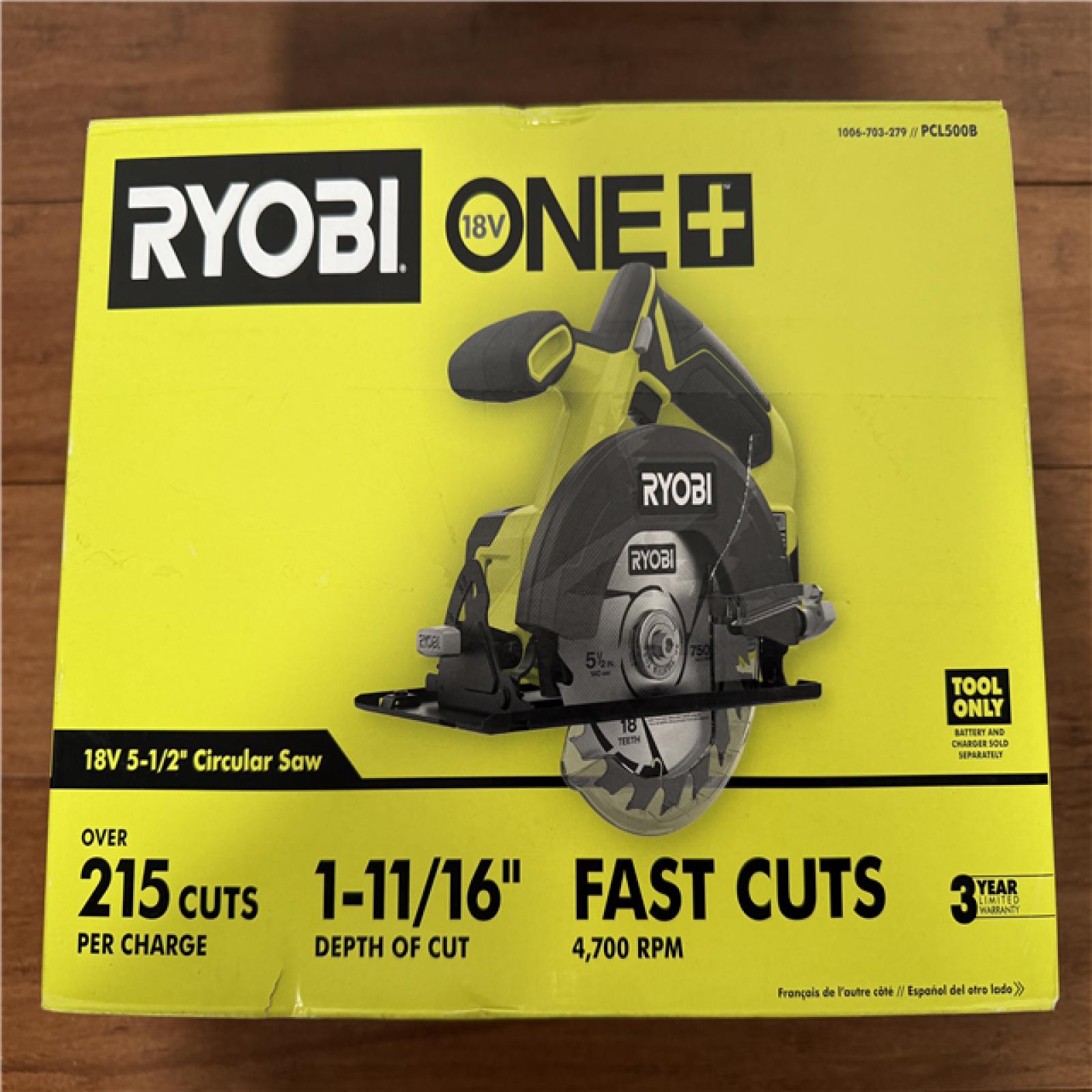 California NEW Ryobi 18V 5-1/2” Circular Saw