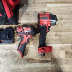 HOUSTON LOCATION - AS - IS Milwaukee 2 Tool Combo Kit W/ (2) Battery & Charger