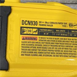AS-IS DEWALT 20V 30 Degree Cordless Framing Nailer (Tool-Only)