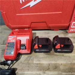 HOUSTON LOCATION - AS-IS Milwaukee M18 18-Volt Lithium-Ion Cordless Short Throw PEX Press Tool Kit w/ (3) Viega PureFlow Jaws