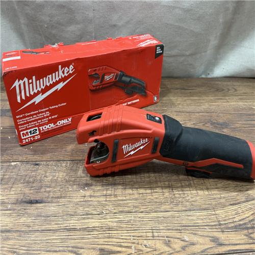 AS-IS Milwaukee M12 12V Lithium-Ion Cordless Copper Tubing Cutter (Tool-Only)