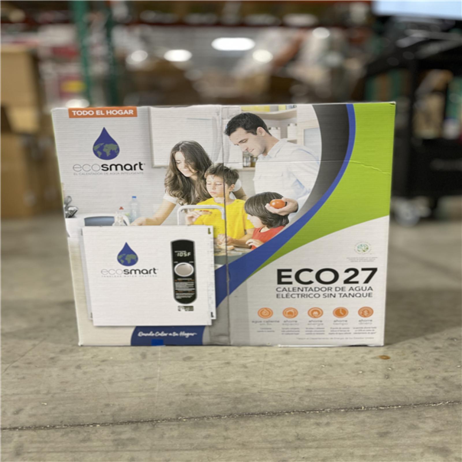 DALLAS LOCATION- NEW!- EcoSmart ECO 27 Tankless Electric Water Heater 27 kW 240 V