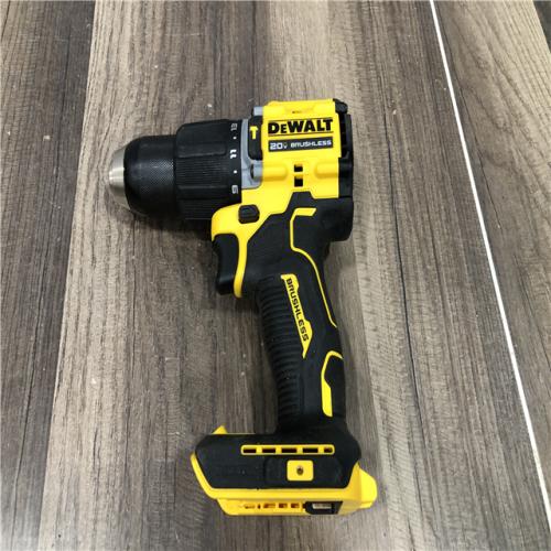 AS-IS DEWALT ATOMIC 20-Volt MAX Brushless Cordless 1/2 in. Hammer Drill (Tool-Only)