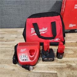 HOUSTON LOCATION - AS-IS (APPEARS LIKE NEW) Milwaukee FUEL 12-Volt Lithium-Ion Brushless Cordless Hammer Drill and Impact Driver Combo Kit