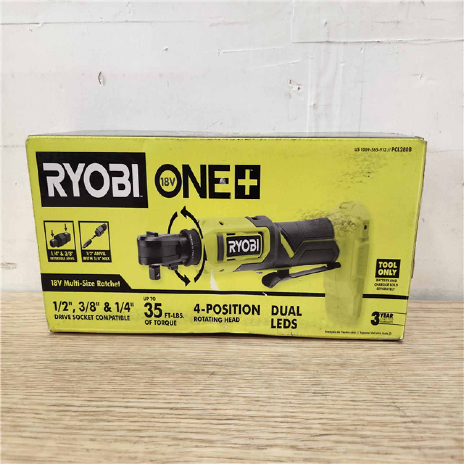 Phoenix Location RYOBI ONE+ 18V Cordless Multi Size Ratchet (Tool Only)