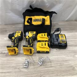 AS-IS Dewalt DCK225D2 20V MAX ATOMIC Compact Cordless Drill Driver and Impact Driver Combo Kit