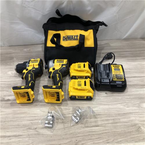 AS-IS Dewalt DCK225D2 20V MAX ATOMIC Compact Cordless Drill Driver and Impact Driver Combo Kit