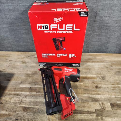 HOUSTON LOCATION - AS-IS (APPEARS LIKE NEW) Milwaukee 2841-20 18V Cordless Gen II 16 Gauge Angled Finish Nailer (Tool Only)