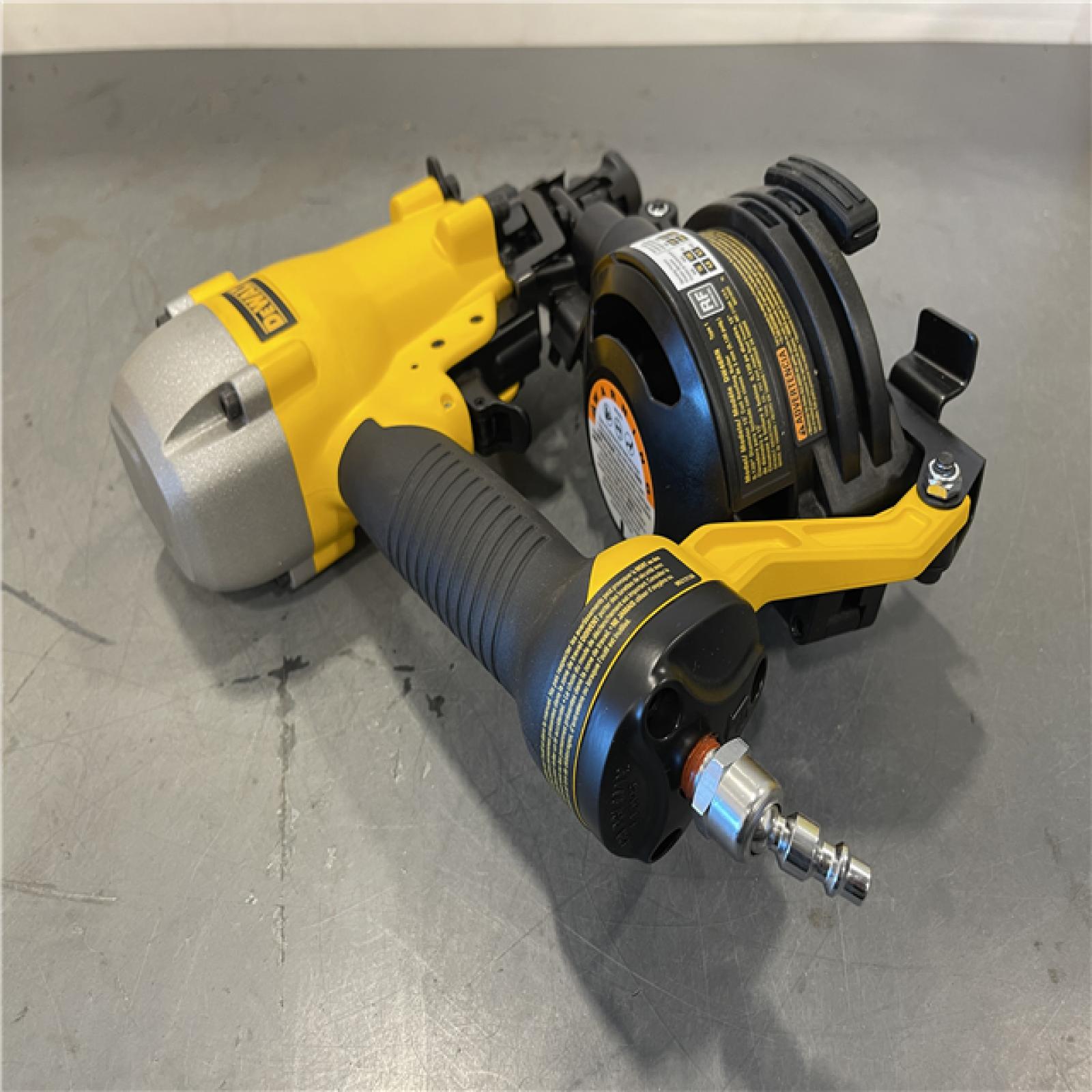 AS-IS - DeWalt 1-3/4 in. 15 Degree Pneumatic Coil Roofing Nailer