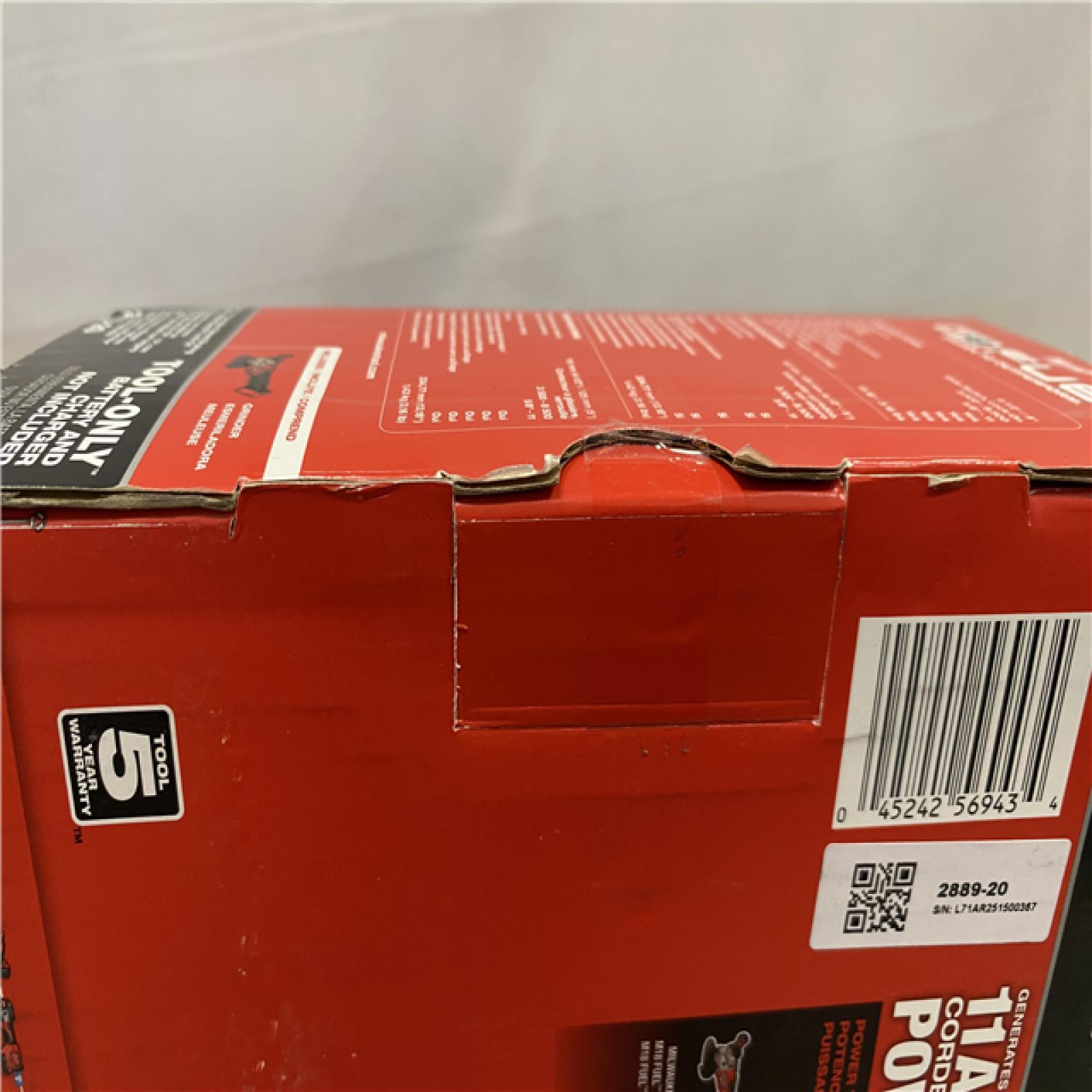 NEW - Milwaukee FUEL 18V Lithium-Ion Brushless Cordless 4-1/2 in./5 in. Grinder with Variable Speed & Slide Switch (Tool-Only)