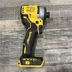 AS-IS DEWALT Atomic 20V Max Lithium-Ion Brushless Cordless Compact 1/4 in. Impact Driver Kit