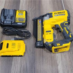 AS-IS DEWALT ATOMIC 20V MAX Lithium Ion Cordless 23 Gauge Pin Nailer Kit with 3.0Ah Battery and Charger