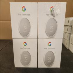 Phoenix AS-IS Google Nest Thermostat - Smart Programmable Wi-Fi Thermostat - (4-Pack)