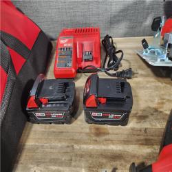 HOUSTON LOCATION - AS-IS MILWAUKEE 7 TOOL COMBO KIT W/ (2) BATTERY & CHARGER