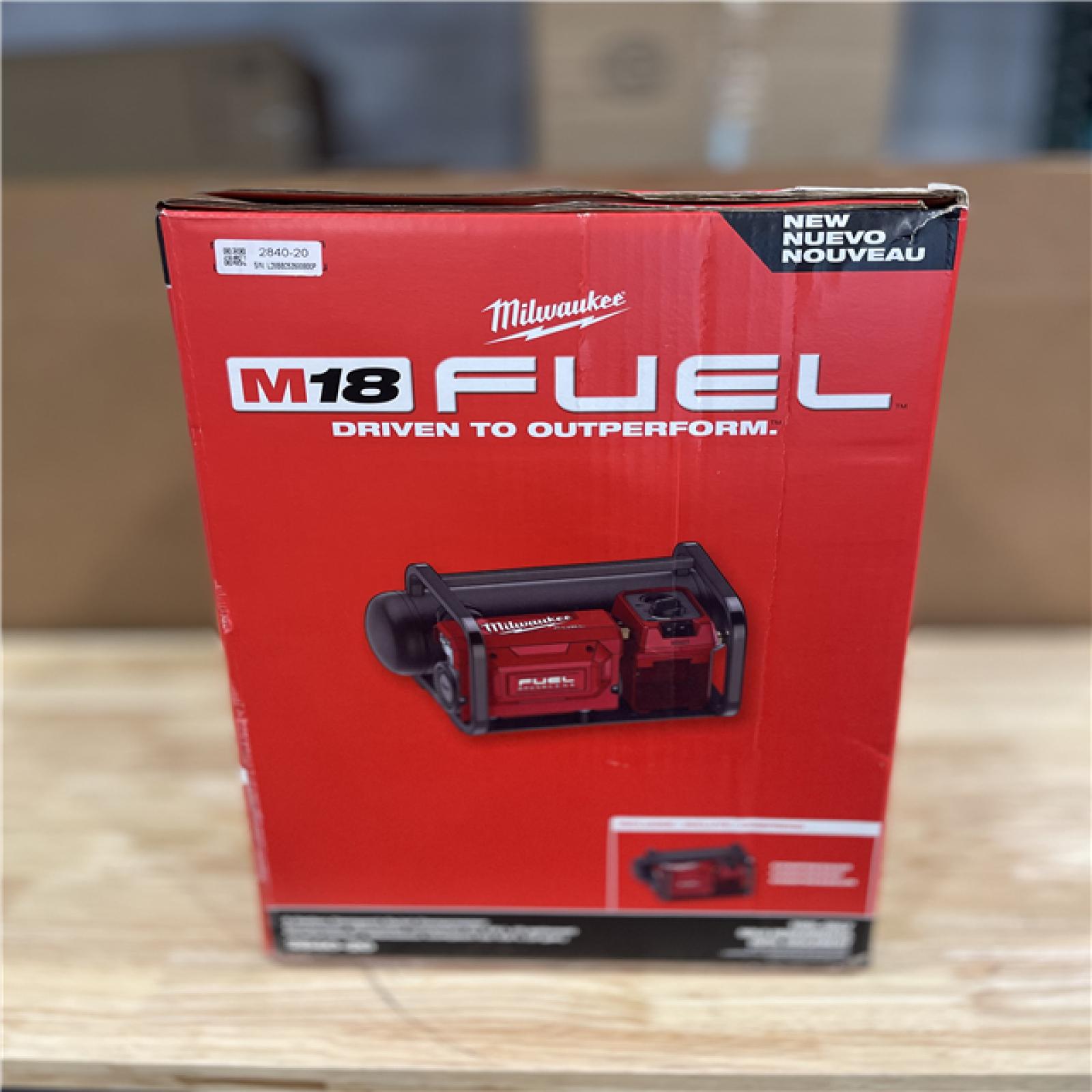 DALLAS LOCATION- LIKE NEW! Milwaukee M18 FUEL 18-Volt Lithium-Ion Brushless Cordless 2 Gal. Electric Compact Quiet Compressor (Tool-Only)