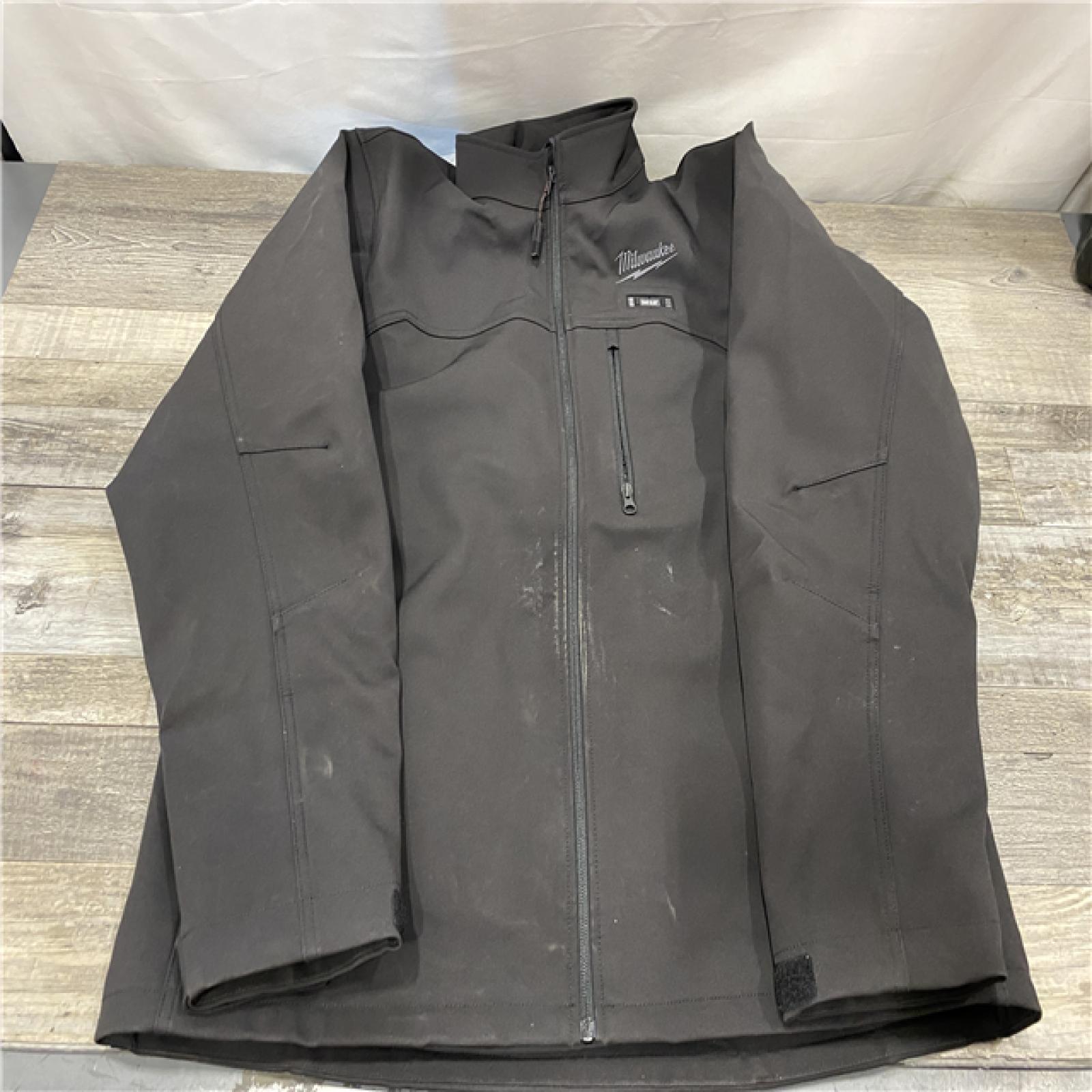 Milwaukee Men's X-Large  12-Volt Lithium-Ion Cordless Tough Shell Black Heated Jacket Kit