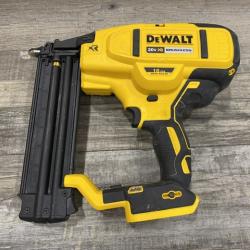 AS-IS DEWALT 20V MAX XR Lithium-Ion Electric Cordless 18-Gauge Brad Nailer (Tool Only)