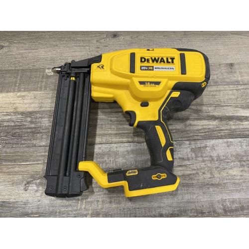 AS-IS DEWALT 20V MAX XR Lithium-Ion Electric Cordless 18-Gauge Brad Nailer (Tool Only)