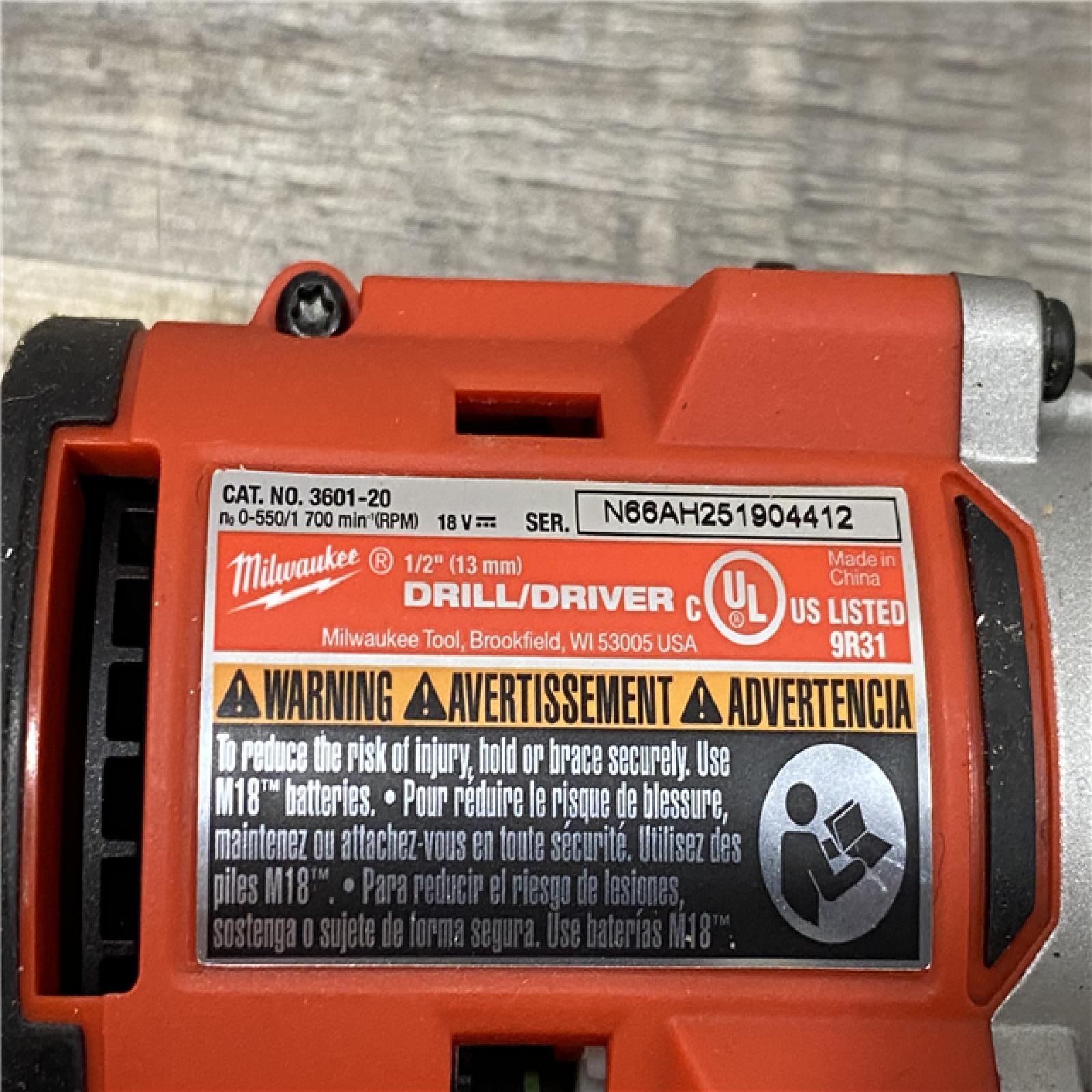 AS-IS Milwaukee 18V Lithium-Ion Brushless Cordless Compact Drill/Impact Combo Kit