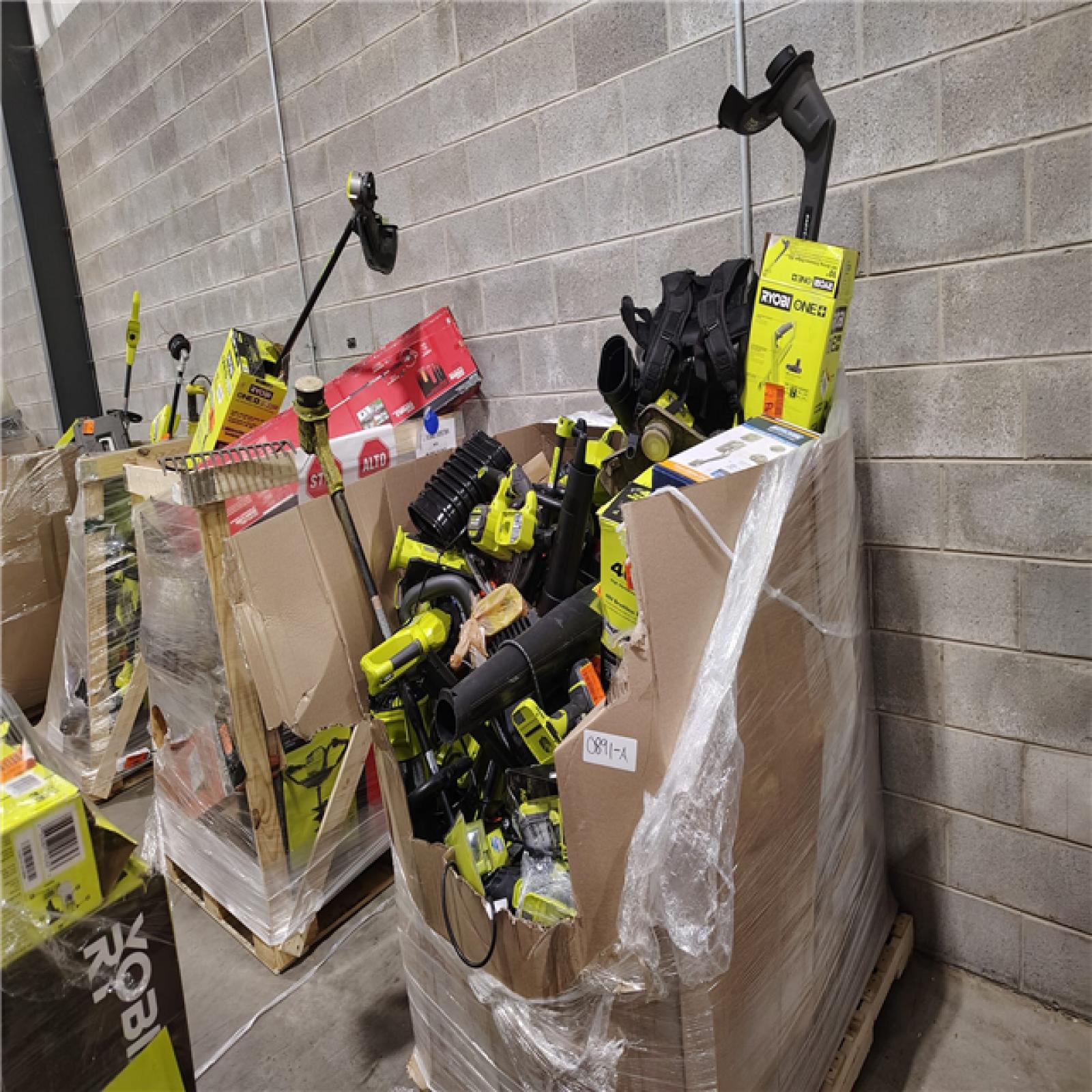 Pittston Location As-Is Power Tools Partial Truckload (12 Pallets) 0891-A
