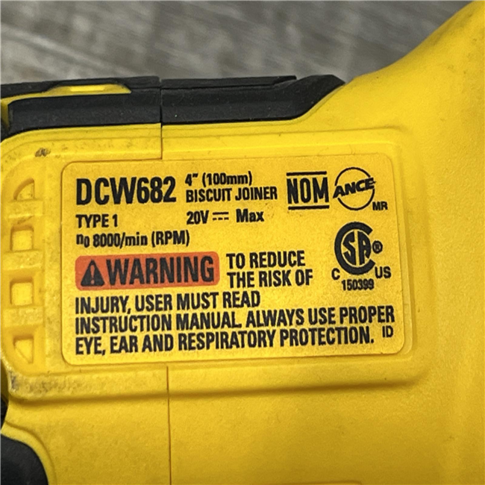 AS-IS DEWALT 20V Cordless Biscuit Joiner (Tool Only)