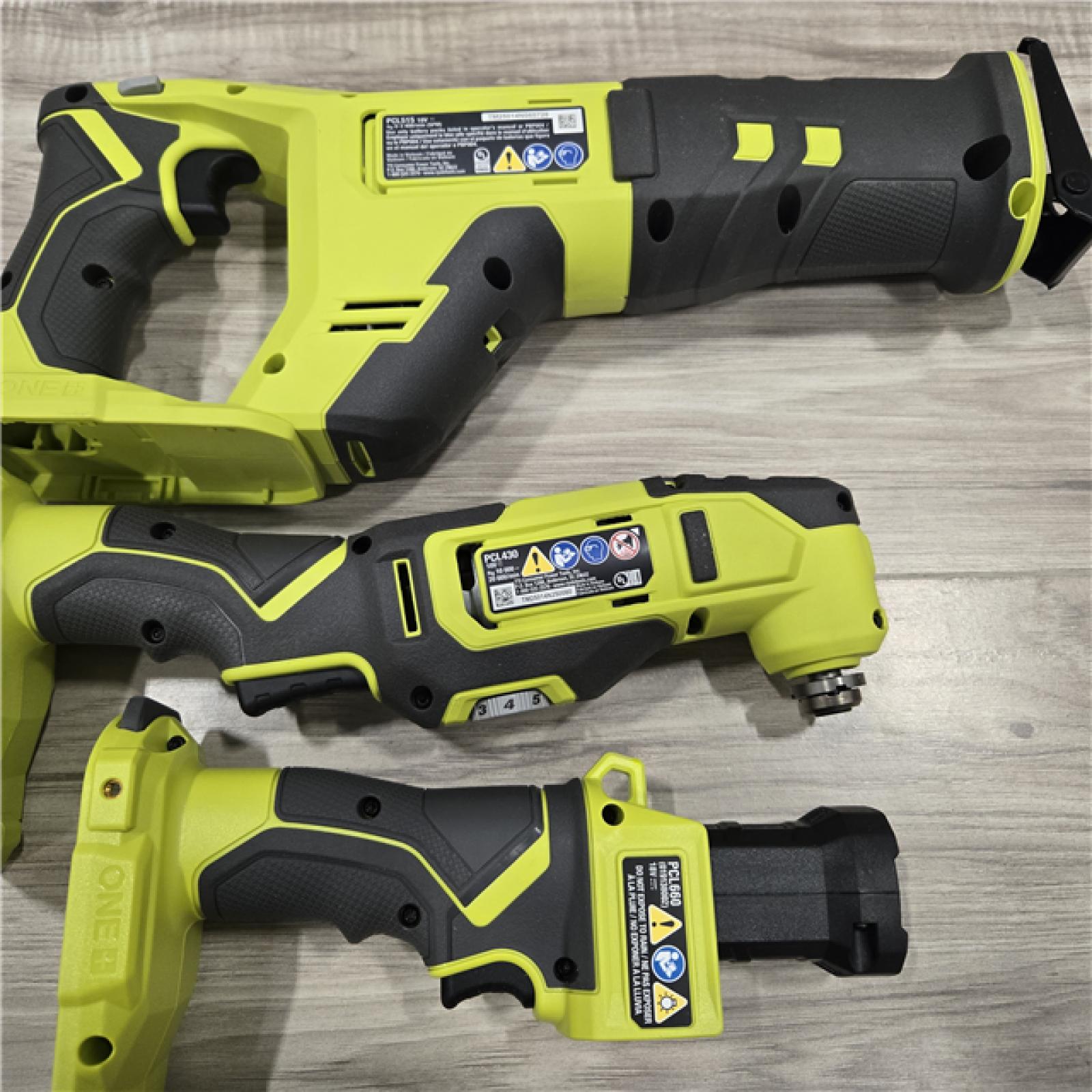 LIKE NEW! - RYOBI ONE+ 18V Cordless 6-Tool Combo Kit